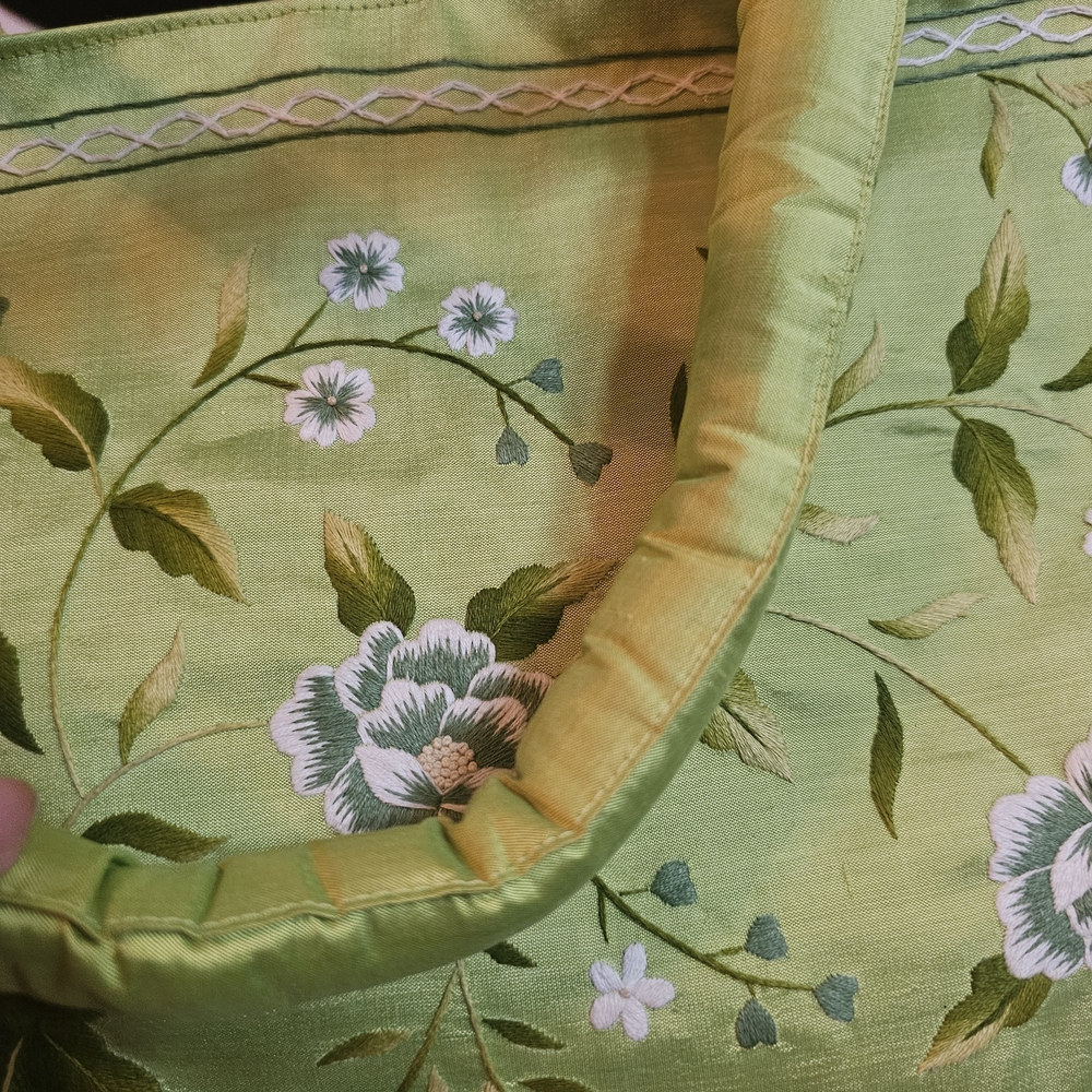 DV by Dolce Vita Green Floral Tote - Picture 5 of 10